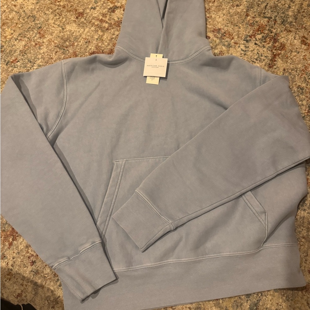 American Eagle Outfitters Sky Blue Hoodie